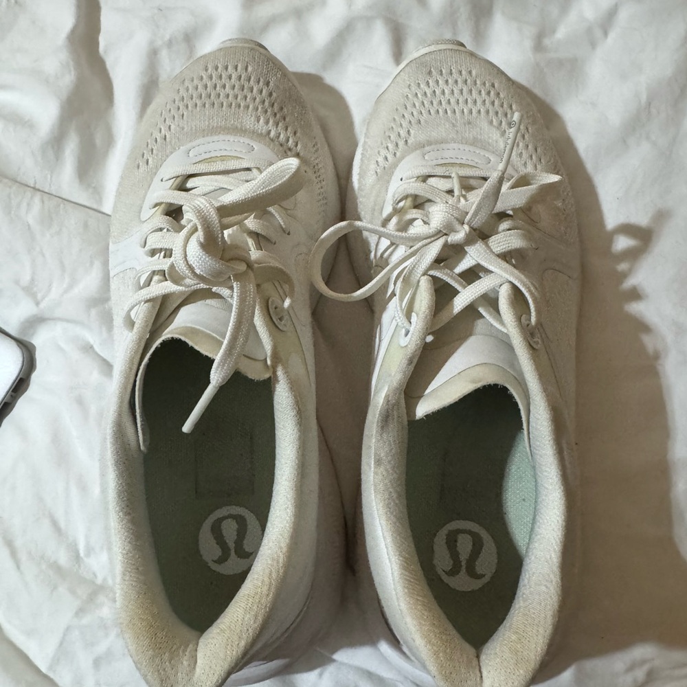 Lululemon white /Cream Athletic Sneakers